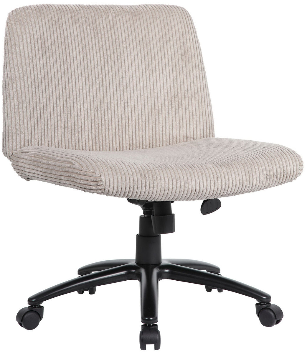 Boss Extra-Wide Criss Cross Chair in Beige [B555-LBG] – Office
