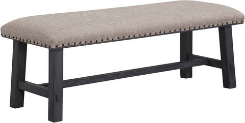 Office Star CLNAG-C73 Callen Bench, grey - antique grey