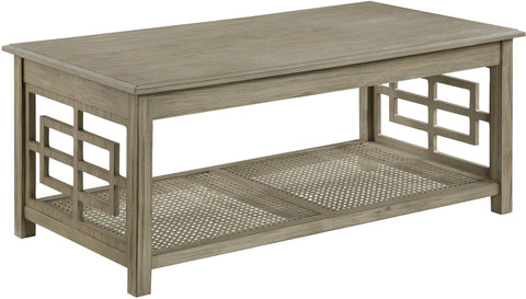 Office Star CAMBCT-BNE Cambridge Coffee Table, bone finish