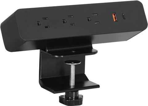 Office Star PM5311B Clamp-Mount Power Charger, black