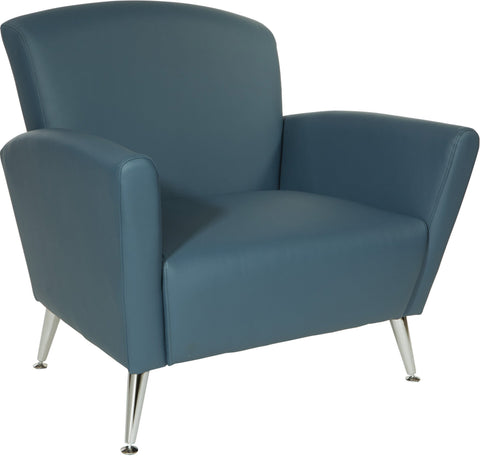 Office Star SL50551-R105 Club Chair, dillon blue