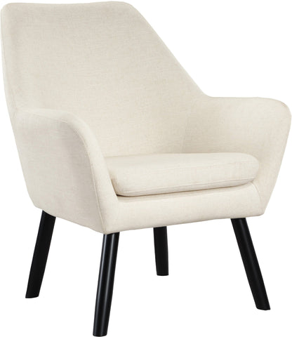 Office Star DLA-L32 Della Mid-Century Chair, linen