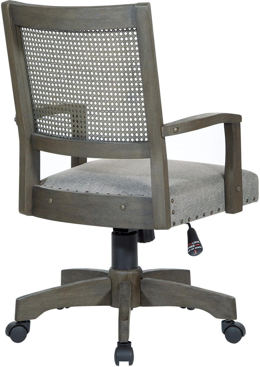 Office Star Deluxe Cane Back Bankers Chair [109AGC] Office Chairs Unlimited Free Shipping!