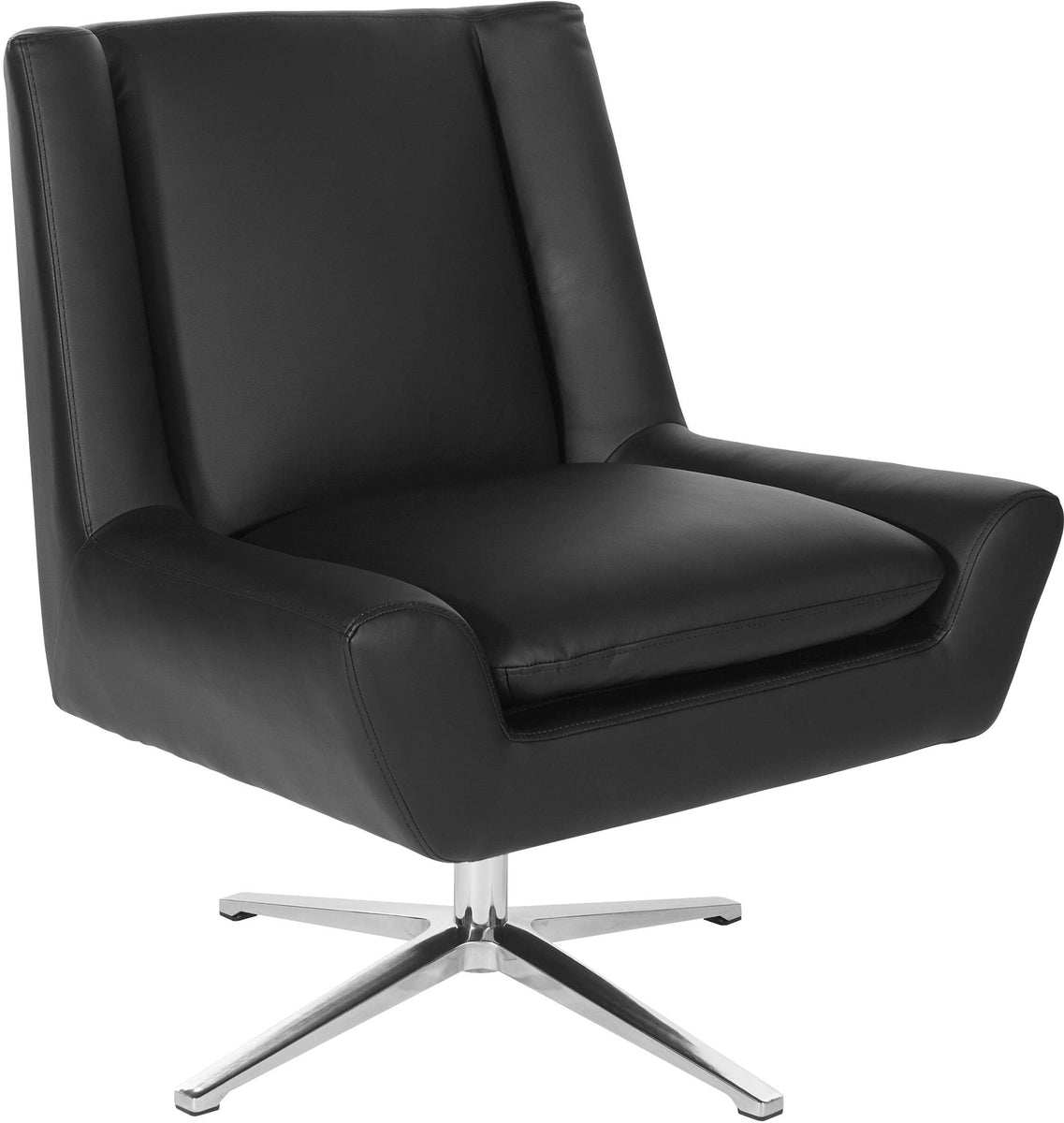 Office Star Faux Leather Guest Chair [FLH5969AL] Office Chairs