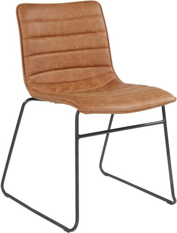 Office Star HAL2-P42 Halo Stacking Chair, 2-Pack, sand