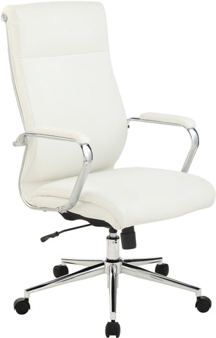 Office Star 920350C-R101 High Back Antimicrobial Vinyl Chair, dillon snow
