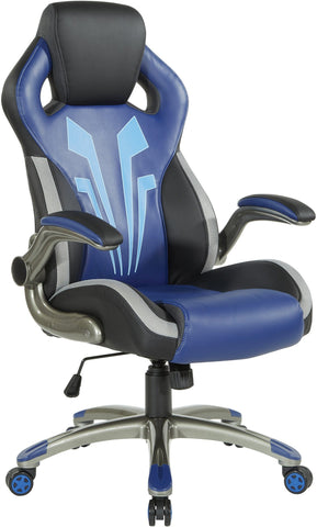 Office Star ICE25 Ice Knight Gaming Chair, blue