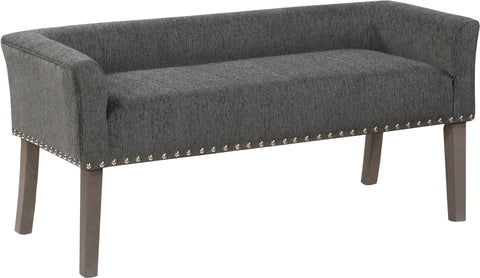 Office Star SB323-BY7 Marybeth Bench, charcoal