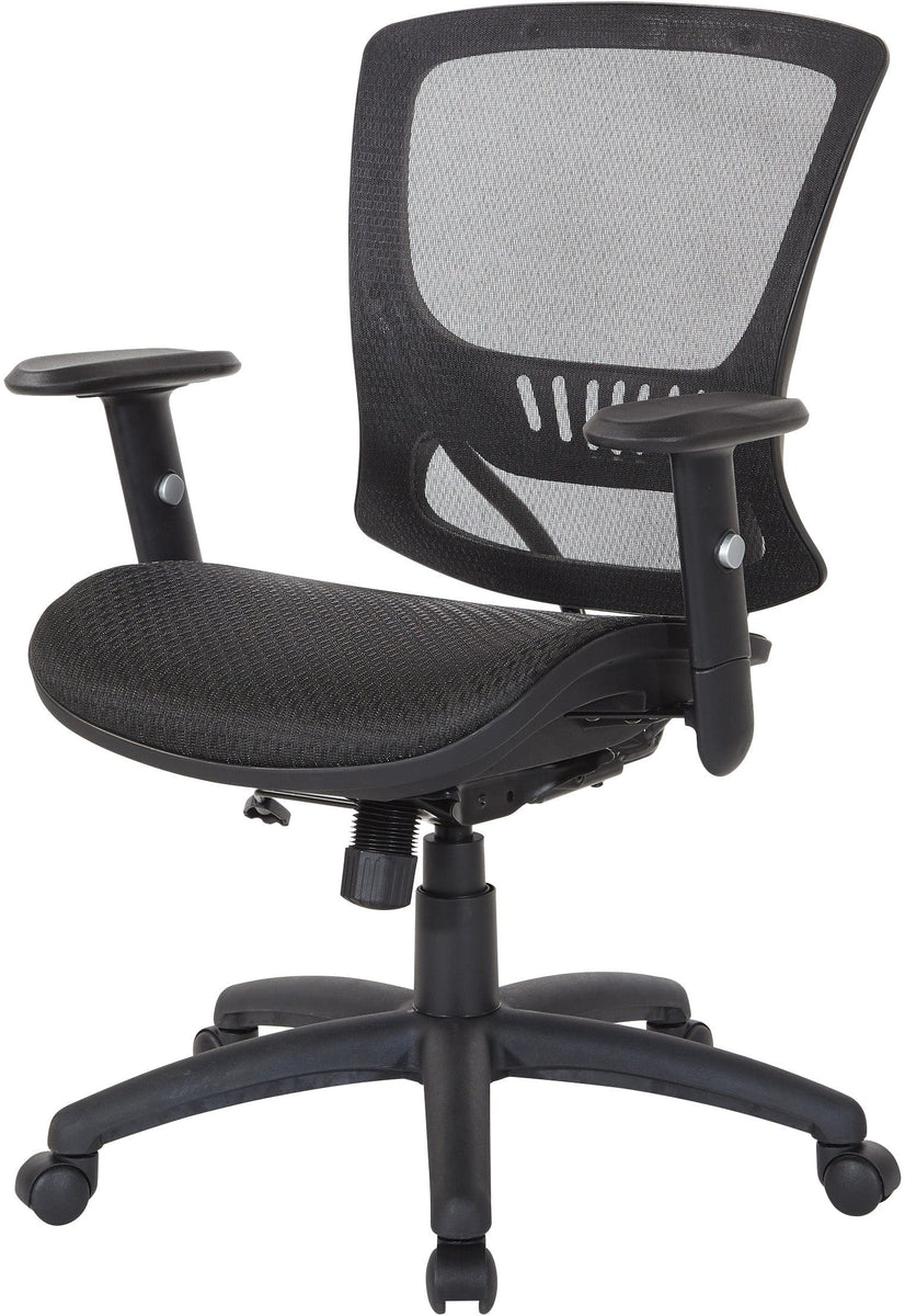 Office Star Mesh Screen Seat and Back Chair [EM98910] Office Chairs