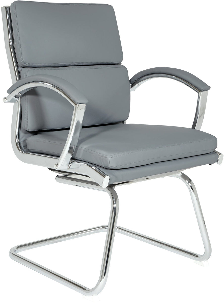 Office Star MidBack Faux Leather Visitor's Chair [FL5385C] Office