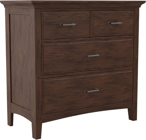 Office Star BP-4201-04K Modern Mission 3 Drawer Chest