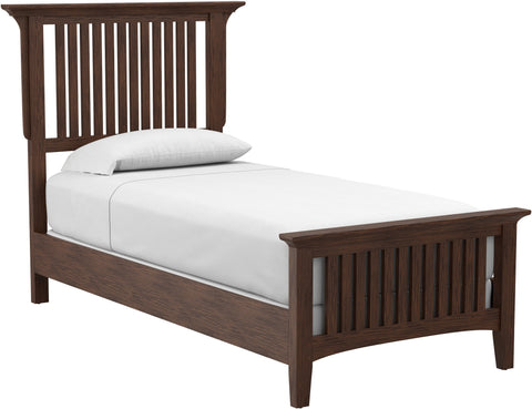 Office Star BP-4201-100K Modern Mission Twin Bed Set 3/CTN