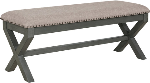 Office Star MNTAG-C73 Monte Carlo Bench, grey - antique grey