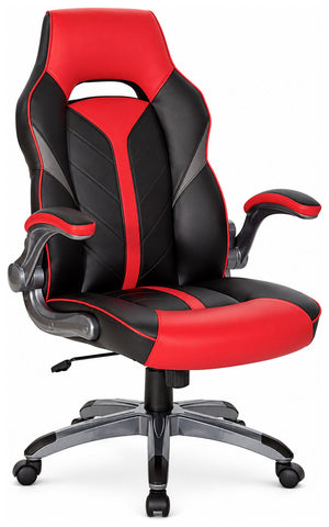 Office Star ORN25-RD Orion High Back Gaming Chair, red