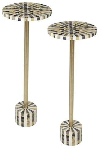 Office Star GCRRT OSP Designs Mosaic Accent Drink Table, angled front view