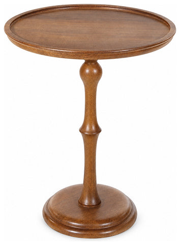 Office Star GCST-MWD OSP Designs Wood Side Accent Table, natural wood grain