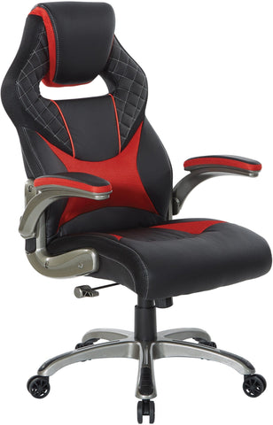 Office Star OVR25-RD Oversite Gaming Chair, red