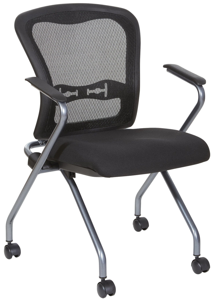 Office Star Pro Line II Mesh Folding Chair, 2-Pack [84440-30