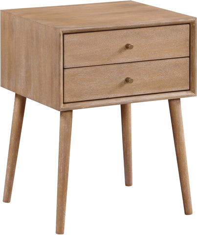 Office Star RNA25-ASH Rena 2-Drawer Side Table, ash