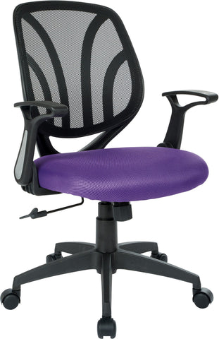 Office Star EM69202N-512 Screen Back Chair, purple