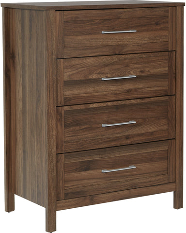 Office Star SK4DRC-CW Stonebrook 4-Drawer Chest, classic walnut