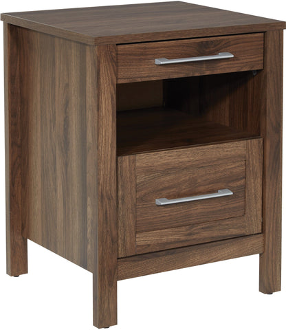 Office Star SK24NS-CW Stonebrook Nightstand, classic walnut
