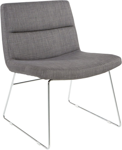 Office Star THP-M78 Thompson Chair, charcoal fabric
