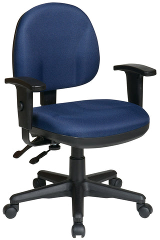 Office Star 8180-225 Work Smart Ergonomic Office Chair, navy
