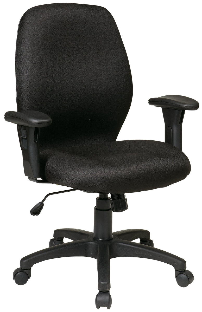 Office Star Work Smart™ Icon Black Synchro Chair [50321-231