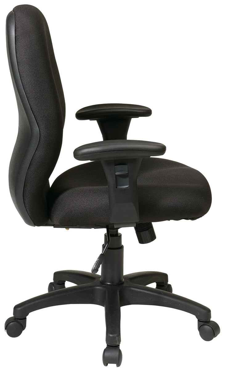 Office Star Work Smart™ Icon Black Synchro Chair [50321-231