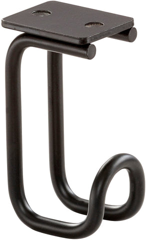 Safco 2255BL Accessory Hooks, 24-Pack, black