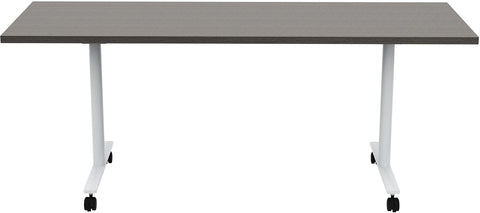 Safco JN7224NFLPCAASNT JURNI 72" x 24" Flip Table with Casters, asian night