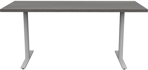 Safco JN6024NFXTGLASNT JURNI 60" x 24" table with T-Leg and Glides, asian night