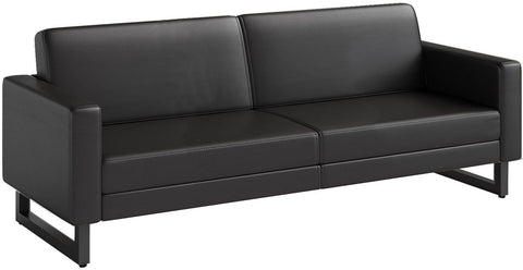 Safco 1730MRL2BLKBL Mirella Lounge Sofa, black