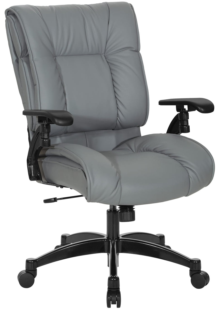 Space Seating Genuine Leather Conference Room Chair [9333E