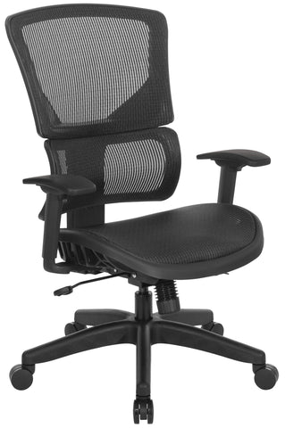 Office Star 639-T11N48P Vertical Matrix Mesh Managers Chair with Optional Headrest, no headrest