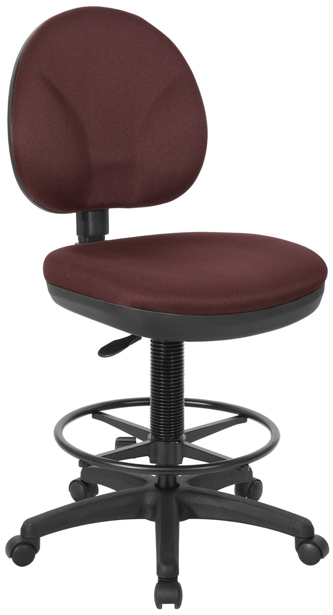 Work Smart Sculptured Seat and Back Drafting Chair [DC550