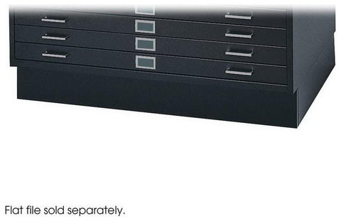 Safco 4999BLR Flat File Closed Base for Model# 4998 Steel, black
