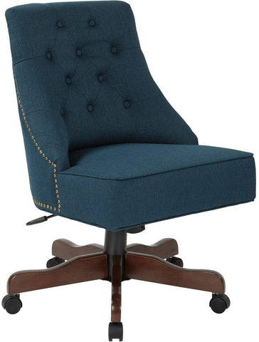 Office Star BP-REBEX-K14 INSPIRED by Bassett Rebecca Office Chair, azure