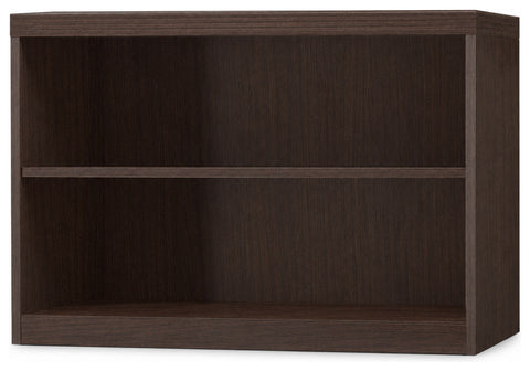 Mayline AB2S36LDC Aberdeen 2 Shelf Bookcase in Laminate, mocha finish