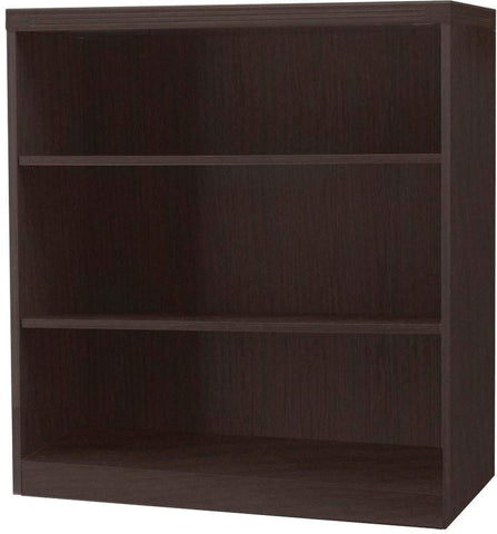 Mayline AB3S36LDC Aberdeen 3 Shelf Bookcase Laminate, mocha finish