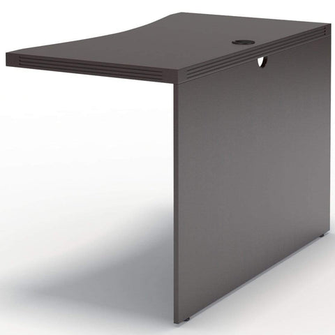 Mayline ACB4224LDC Aberdeen Contour Bridge, mocha finish