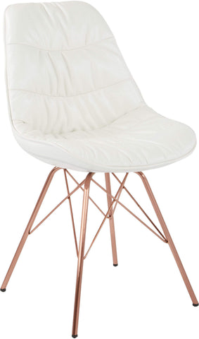Office Star LGD-U11 Ave Six Langdon Chair, white