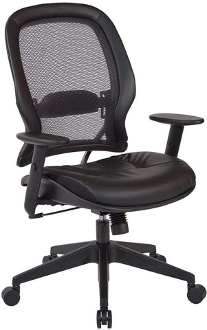 Office Star 5790E Space Seating Executive High Back Chair, angled front view