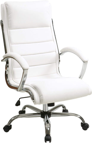 Office Star FL1327C-U11 Work Smart Executive Chair, white
