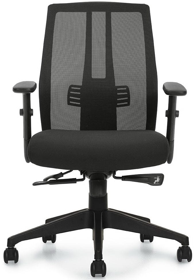Offices To Go Mesh Back Fabric Office Chair [OTG10707B] Office Chairs