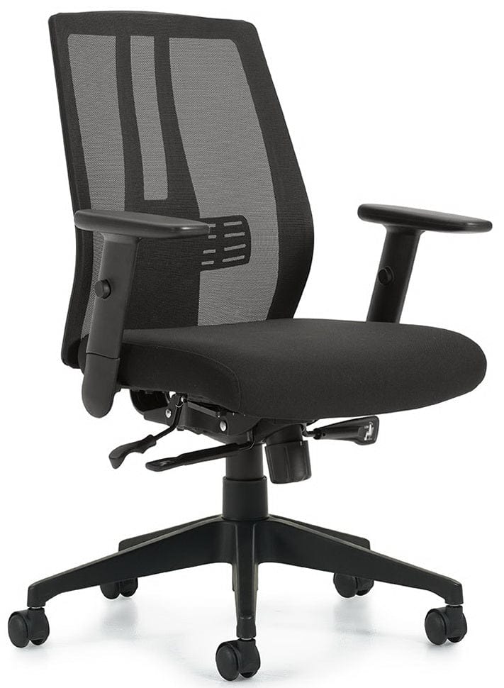 Offices To Go Mesh Back Fabric Office Chair [OTG10707B] Office Chairs