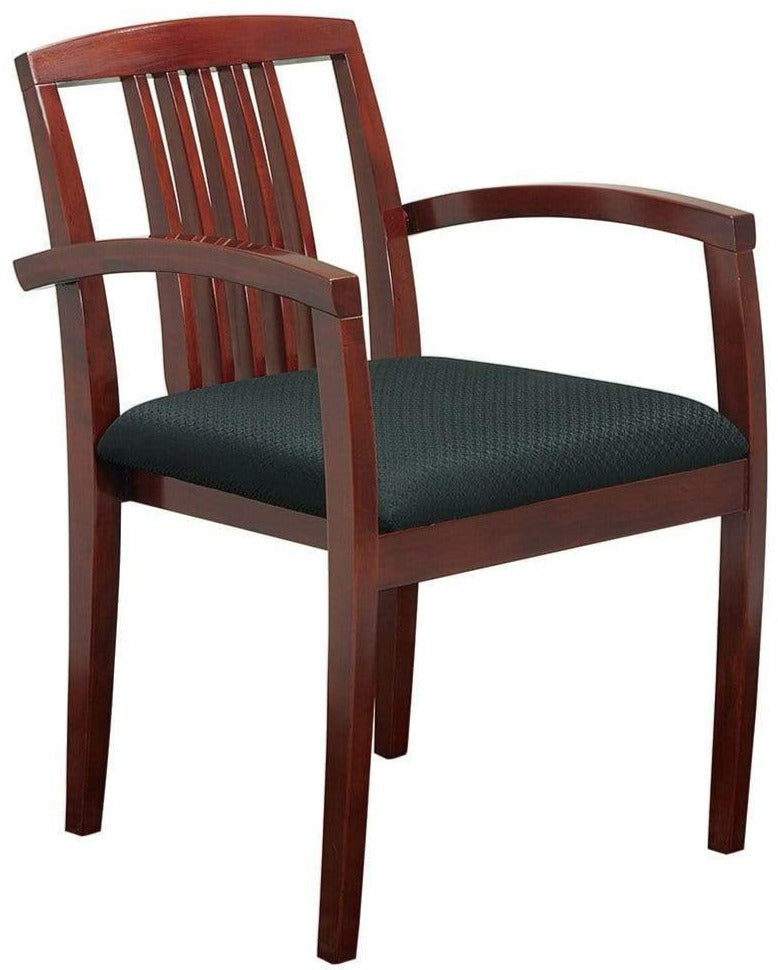 OSP Furniture® Leg Chair Wood Slat Back Sonoma Cherry, 2-Pack [SON