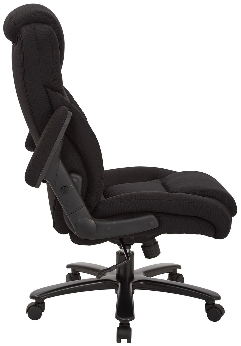 Pro Line II High Back Big and Tall Task Chair - Black Fabric
