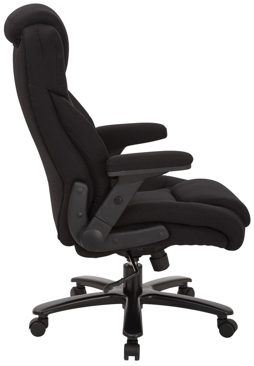 Pro Line II High Back Big and Tall Task Chair - Black Fabric